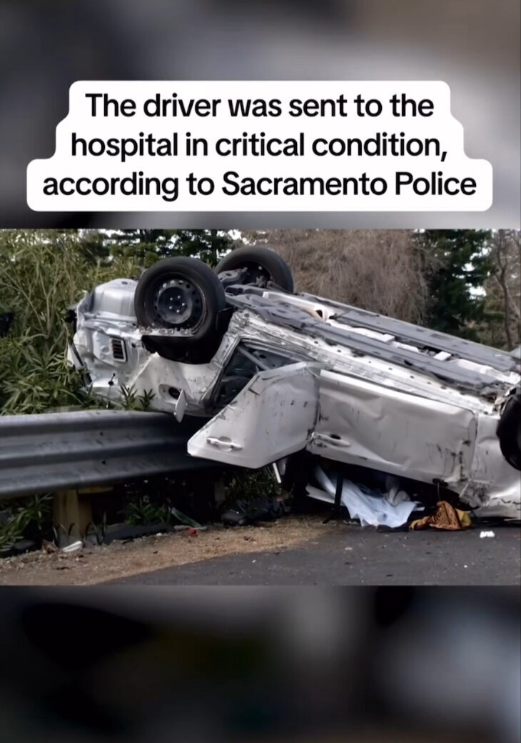Car Falls Off Bridge Onto Busy Highway… What Happens Next Will Leave You Speechless!