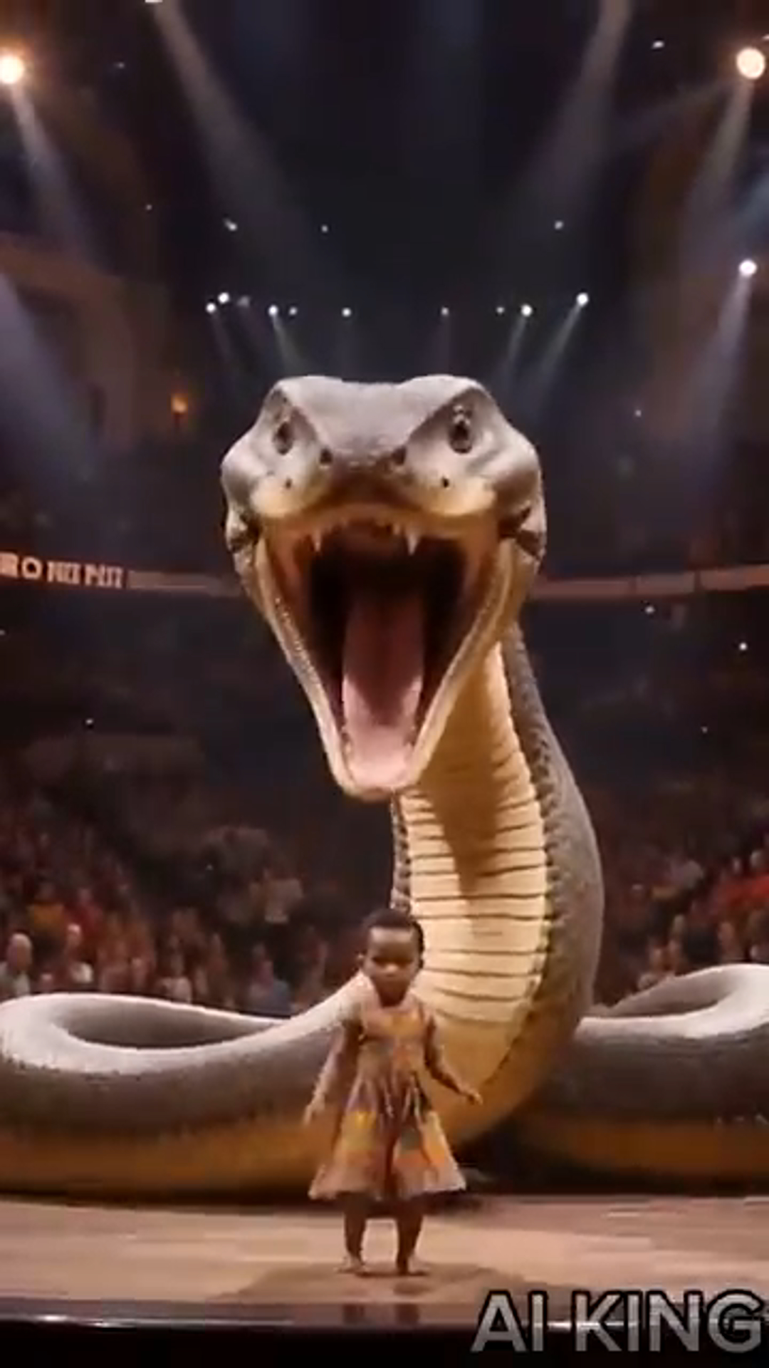 African Baby Stuns AGT Audience with a Performance Featuring a Giant Anaconda