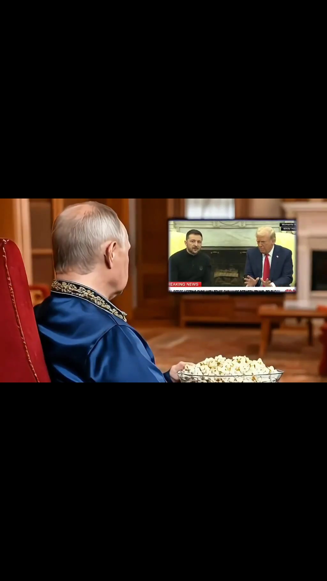 Putin Watches the Trump-Zelensky Fight Like It’s Prime-Time TV