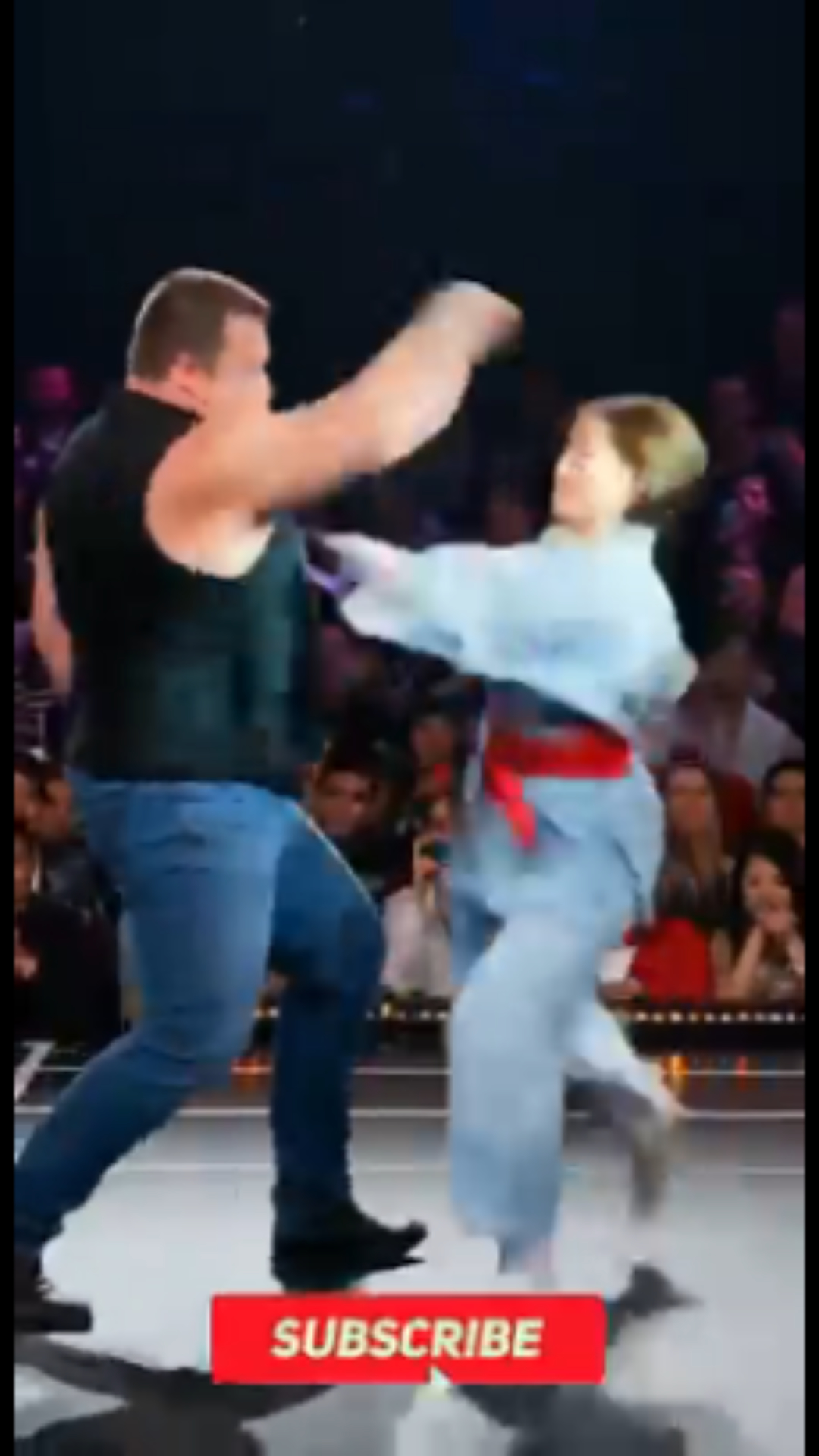 Karate Girl vs. 300-Pound Strongman: Skill Triumphs Over Size