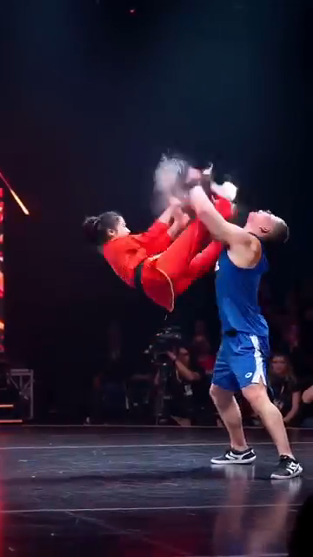 Kung Fu Girl Beats Olympic Champion in Shocking Martial Arts Showdown!
