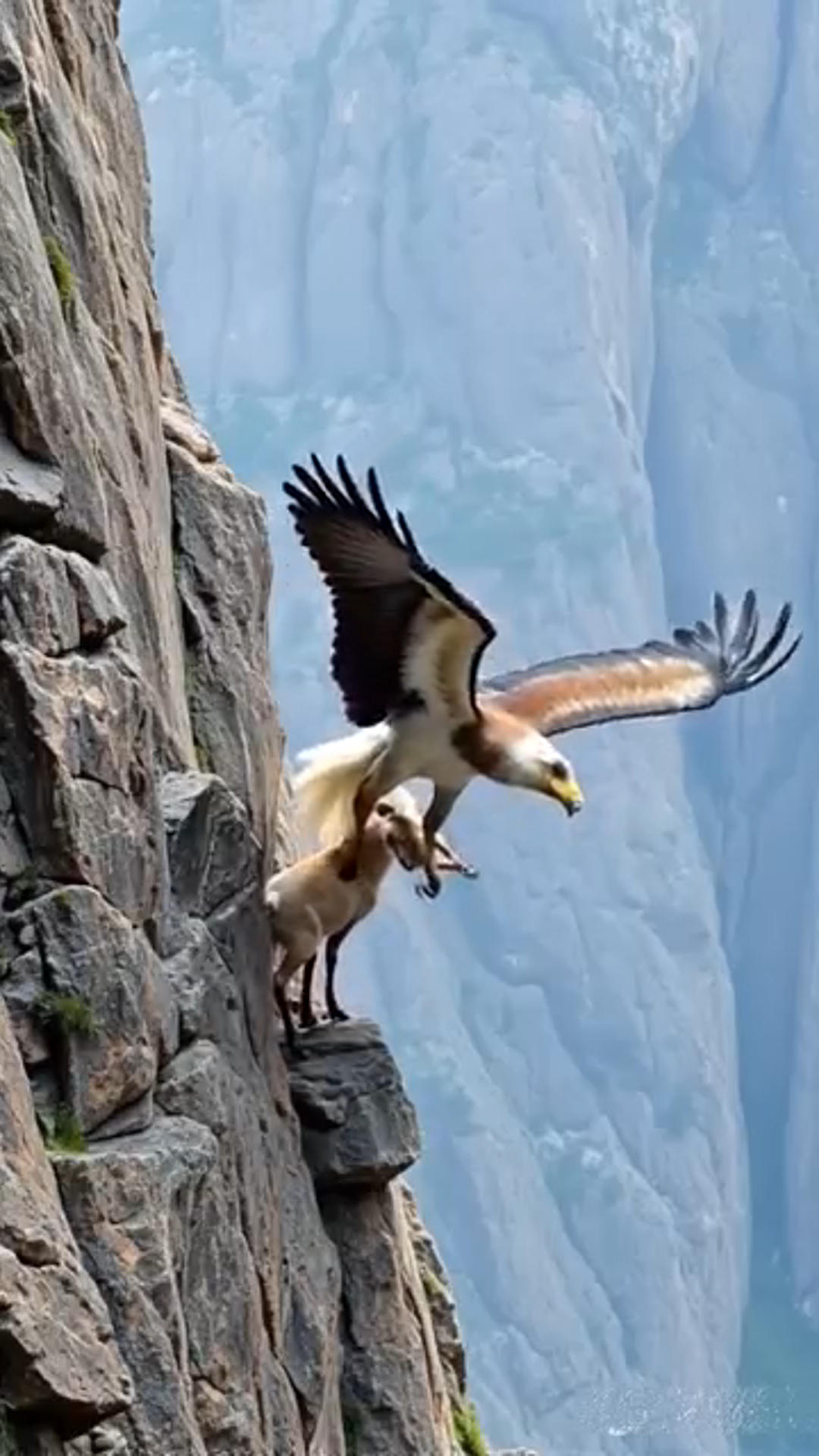 Eagle vs. Mountain Goat: A Battle of Strength and Speed 🦅🐐
