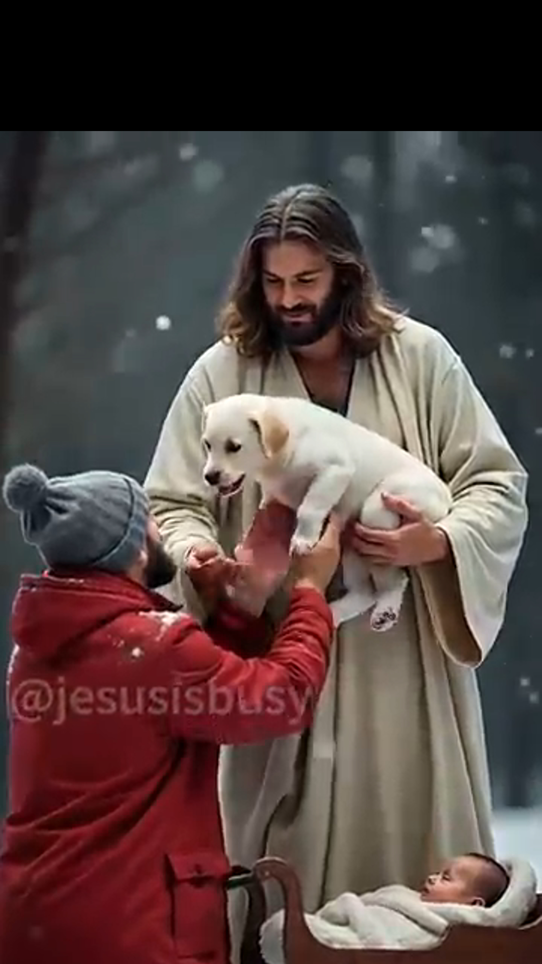 A Puppy’s Sacrifice on the Frozen Lake: A Miracle of Love and Mercy 🐾❄️