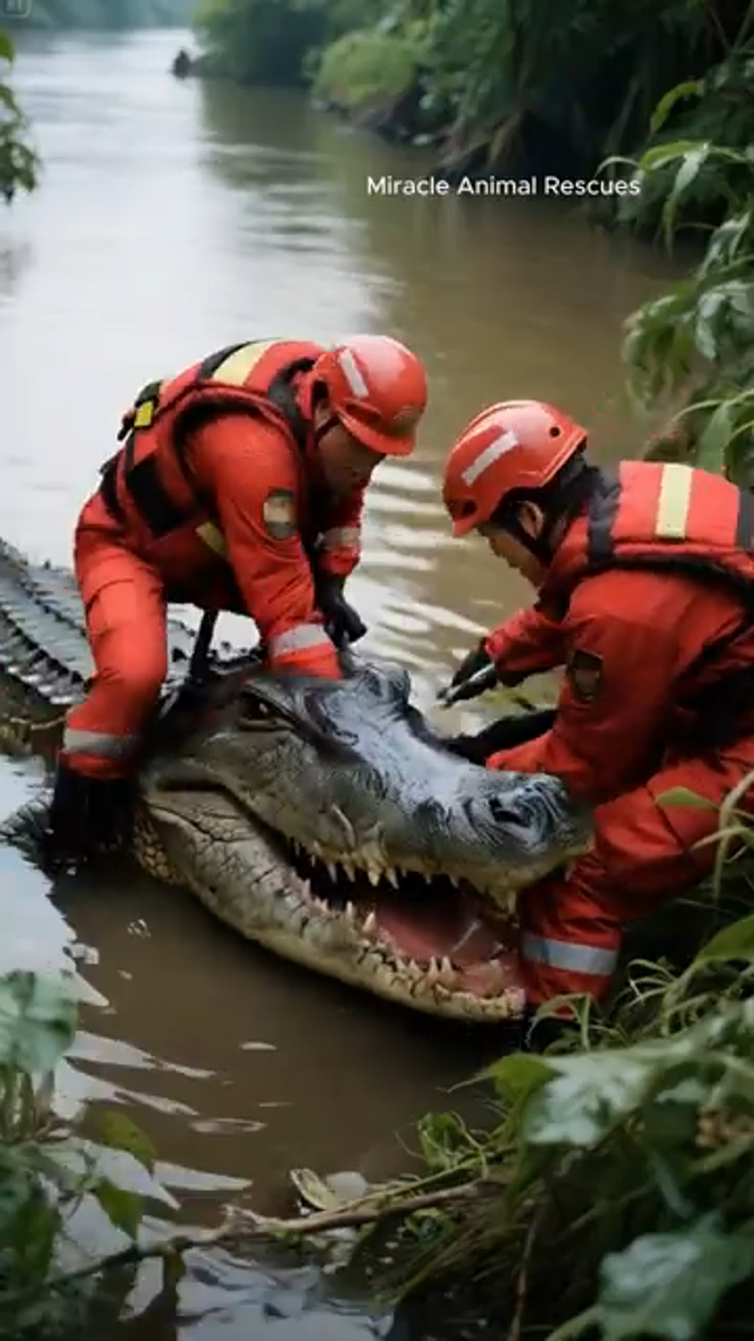 Panda vs. Crocodile: The Heart-Stopping Rescue That Touched the World
