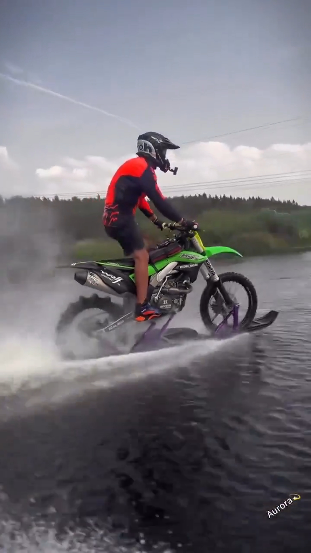 The Ultimate All-Terrain Bike: Skids on Water, Mud, and Ground!