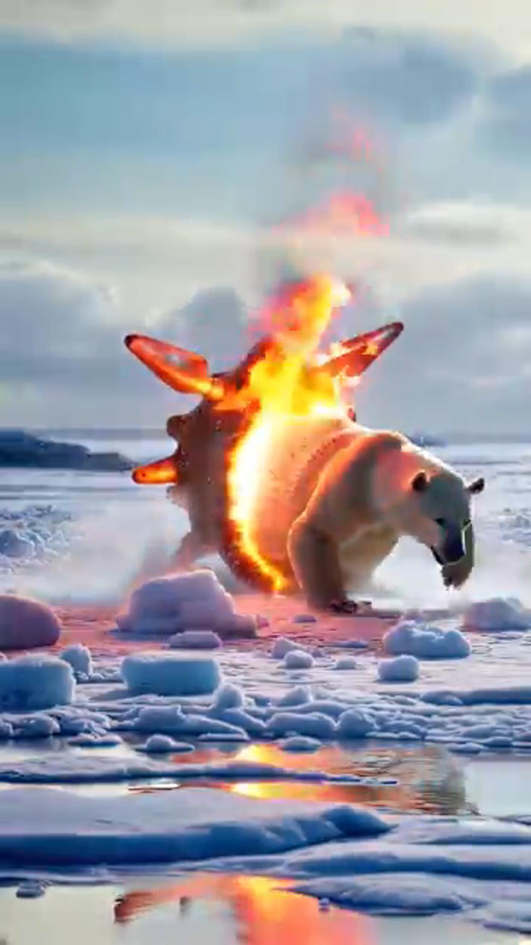 Polar Bear Stumbles Upon Hidden Arctic Threat – Experts Sound the Alarm