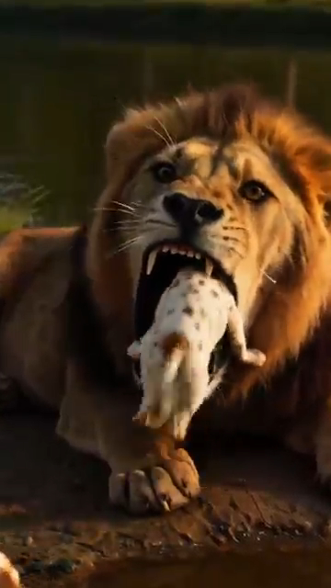 Tiny Puppy Stares Down a Lion – What Happens Next Is UNREAL