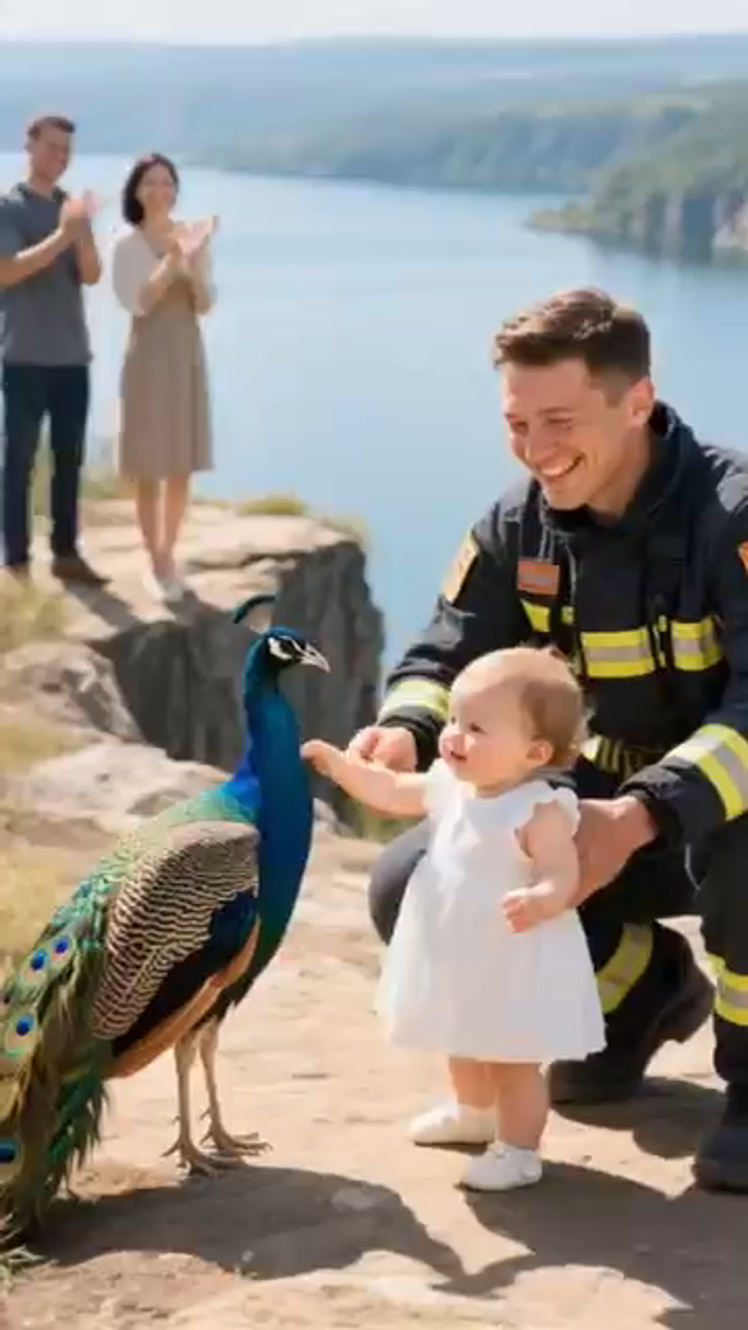 Peacock Saves Baby from Lake: A Heart-Stopping Rescue That Will Leave You Speechless!