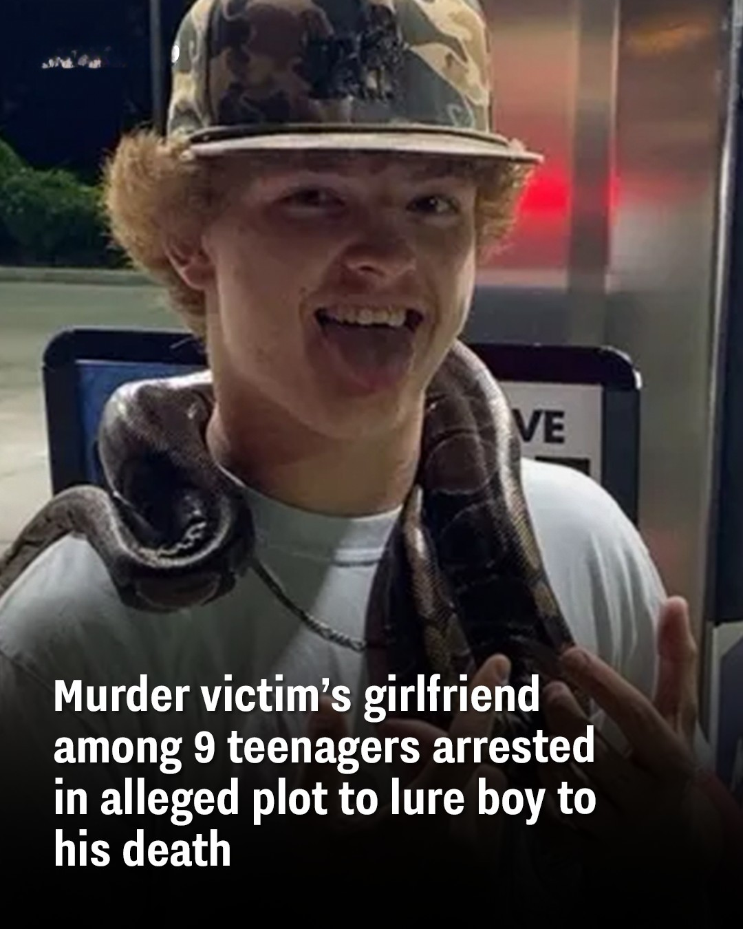 Murder victim’s girlfriend among 9 teenagers arrested in alleged plot to lure boy to his death