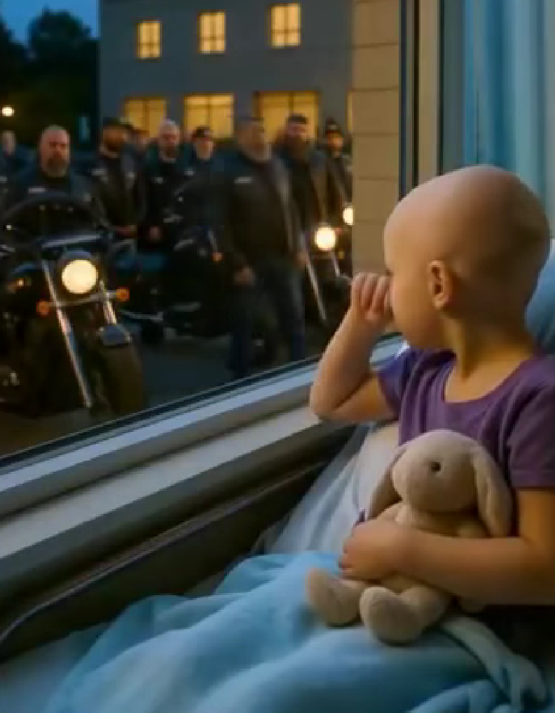 63 Bikers Showed Up At My Dying Daughter’s Hospital Window At Exactly 7 PM, Engines Thundering In Perfect Unison For Thirty Seconds Before Falling Silent