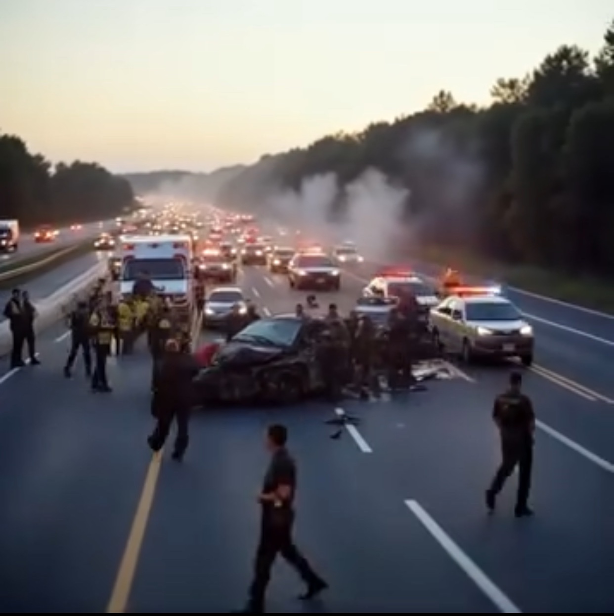 Something massive just happened on the highway… and it’s not over yet. They found something