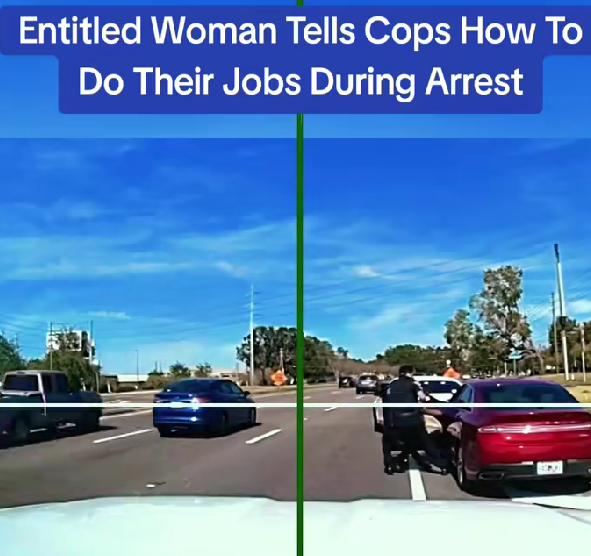 Entitled Woman Tries Teaching Cops How to Do Their Job – During Her Own Arrest