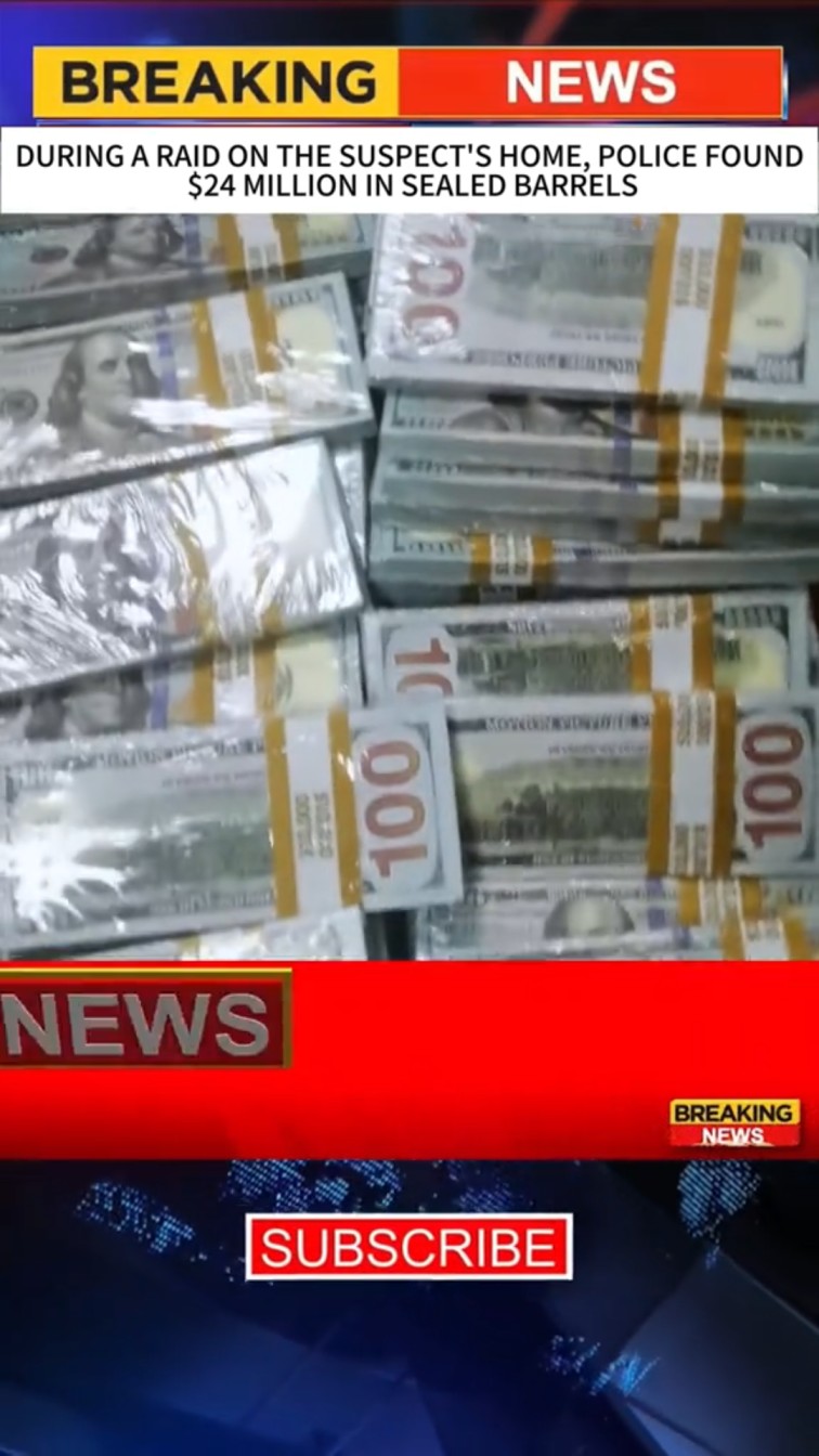  Busted with $24 Million! Police Stunned After Massive Cash Discovery on Suspect