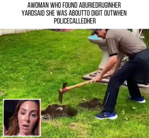 Woman Digging in Backyard Stunned After Finding Buried Gun — Police Call Her Just in Time