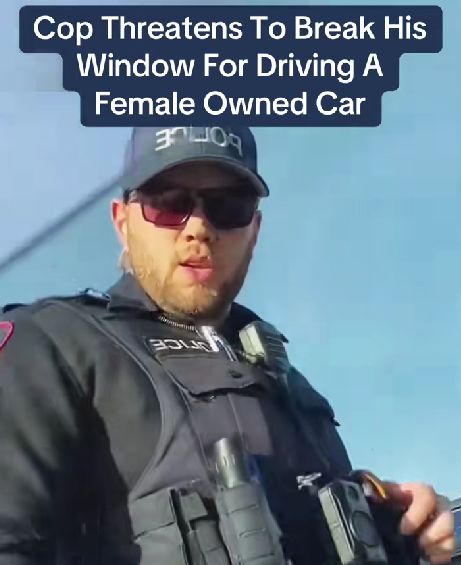 Cop Threatens to Smash Car Window After Learning It’s Female-Owned — Shocking Encounter Caught on Camera!