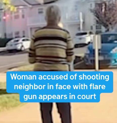 Woman Faces Judge After Allegedly Firing Flare Gun at Neighbor During Heated Dispute