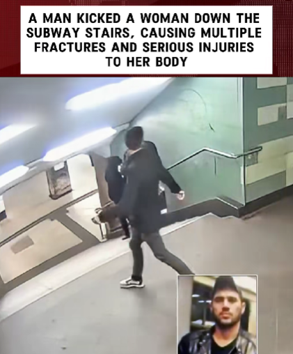 Subway Chaos: Shocking Footage Shows Woman Sent Tumbling Down the Stairs in Terrifying Attack
