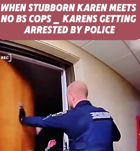 Stubborn Karen Learns the Hard Way After No-Nonsense Cops Step In — Chaos Caught on Camera!