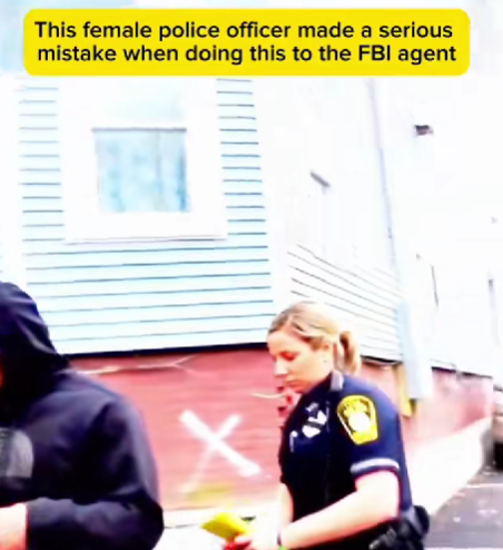 Officer Tries to Detain Man on the Street — Then Realizes He’s an FBI Agent 😳🚨