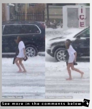 WATCH: Cheating Wife Caught Running Home In The Snow. Try not to gasp when you see the VIDEO