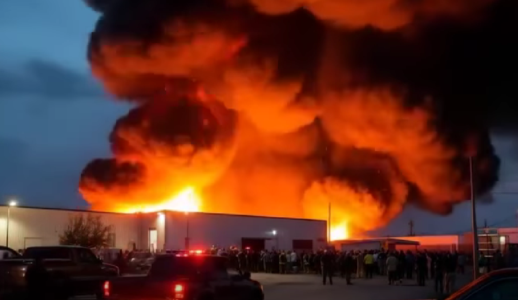 A few hours ago a big fire broke out in M… See more