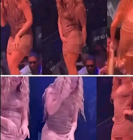 SB. The moment Shakira leaves the stage after noticing that…