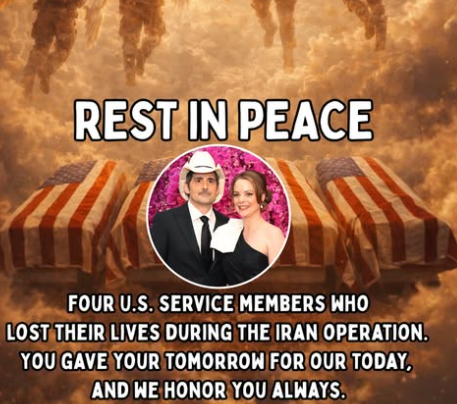 Nation Mourns Four Fallen U.S. Service Members as Brad Paisley Shares Heartfelt Tribute