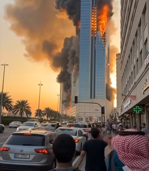 HT2. Air Defense Activated After Attack Over Dubai Strengthens Regional Security Response