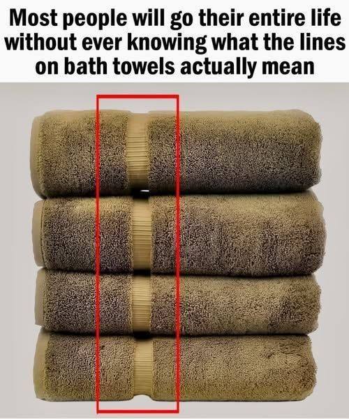What the Lines on Bath Towels Actually Mean — And Why You’ve Probably Never Noticed
