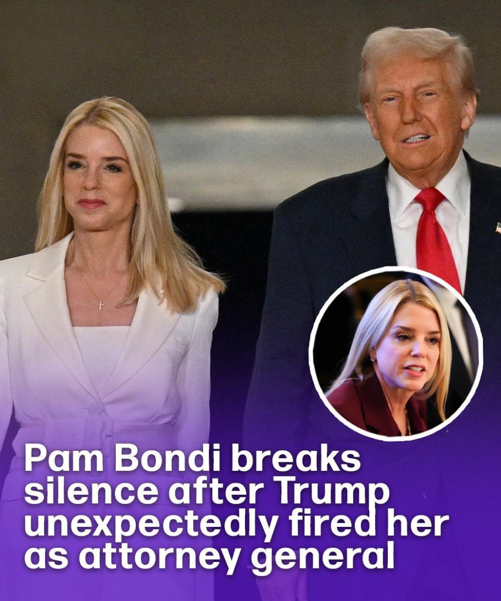 Breaking Her Silence: Pam Bondi Speaks After a Stunning Dismissal