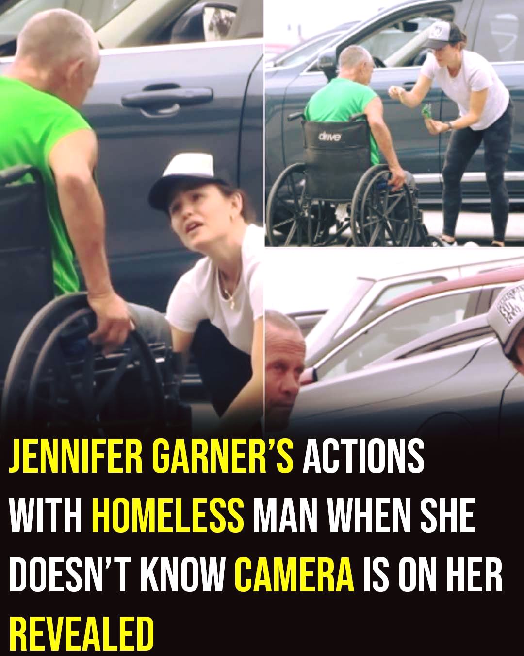 Jennifer Garner Spotted Showing Kindness to a Wheelchair-Bound Homeless Man