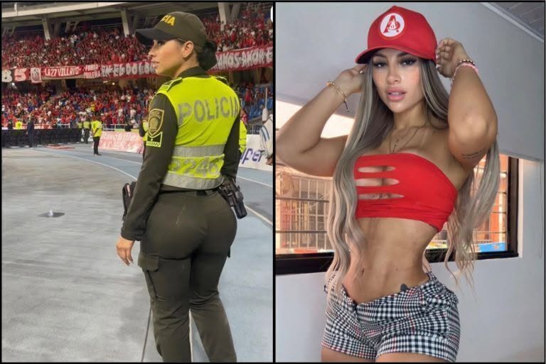 A hot female cop caught having s…
