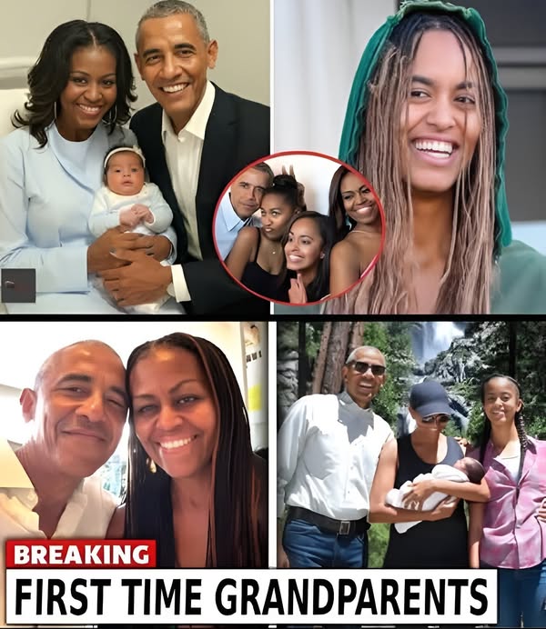 Michelle and Barack Obama Meets Malia’s Newborn for the FIRST Time Cute Moments!1