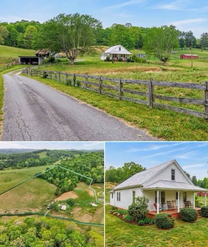 Charming Creekside Mini Farm in Virginia Offers a Peaceful Rural Escape