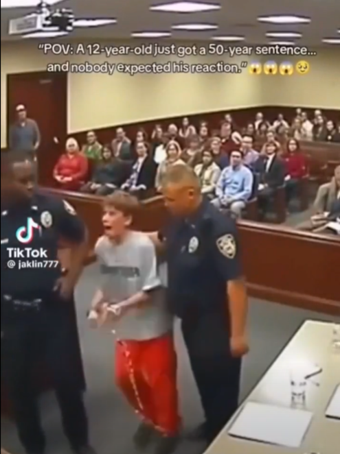 POV: A 12-year-old just got a 50-year sentence… and nobody expected his reaction.”