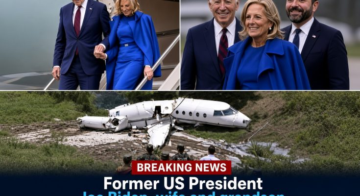 Fox News Former US President Joe Biden, wife and grand son, perish in plane crash, few minutes ago